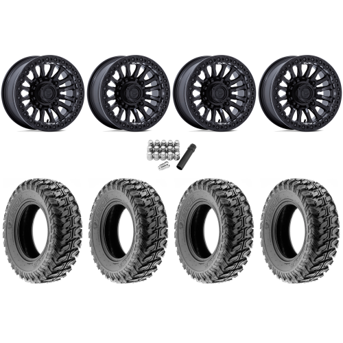 Terache Stryker 32x10-15 (8ply) Tires on Fuel Rincon Blackout Beadlock Wheels