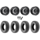 Terache Stryker 32x10-15 (8ply) Tires on Fuel Vector Matte Black Wheels