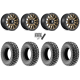 Terache Stryker 33x10-15 (8ply) Tires on Fuel Vector Matte Bronze Wheels