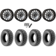 Terache Stryker 32x10-15 (8ply) Tires on High Lifter HL25 Dark Tint Grey Wheels