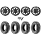Terache Stryker 32x10-15 (8ply) Tires on ITP Hurricane Satin Black Wheels