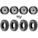 Terache Stryker 33x10-15 (8ply) Tires on MSA M38 Brute Machined Wheels