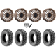Terache Stryker 32x10-15 (8ply) Tires on MSA M50 Clubber Matte Bronze Wheels