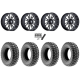Terache Stryker 32x10-15 (8ply) Tires on MSA M51 Thunderlips Machined Wheels
