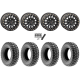 Terache Stryker 33x10-15 (8ply) Tires on System 3 Offroad SB-6 Matte Black Beadlock Wheels
