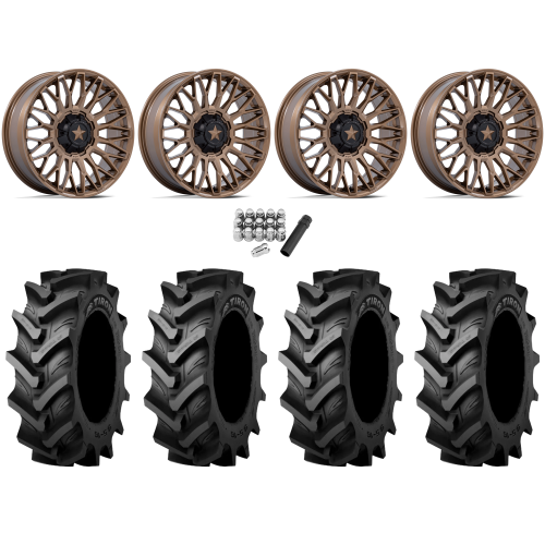 Tiron HS617 TT 40x11.2-20 Tires on MSA M50 Clubber Matte Bronze Wheels Tiron HS617 TT 40x11.2-20 Tires on MSA M50 Clubber Matte Bronze Wheels