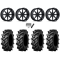 Tiron HS617 TT 46x12.4-24 Tires on MSA M54 Spark Gloss Black (24x10) Wheels