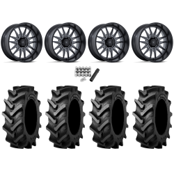 Tiron HS617 TT 44x11.2-24 Tires on MSA M55 Commander Matte Gunmetal (24x10) Wheels