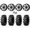 Tiron HS617 TT 44x11.2-24 Tires on System 3 Offroad ST-7 Gloss Black Milled (24x9) Wheels