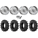 Tiron HS617 TT 46x12.4-24 Tires on MSA Burst Polished (24x10) Forged Wheels