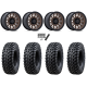Tusk Terrabite 30x10-15 Radial Tires on Fuel Cycle Matte Bronze Wheels Tusk Terrabite 30x10-15 Radial Tires on Fuel Cycle Matte Bronze Wheels