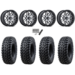 Tusk Terrabite 32x10-16 Radial Tires on MSA M52 Radar Machined Wheels