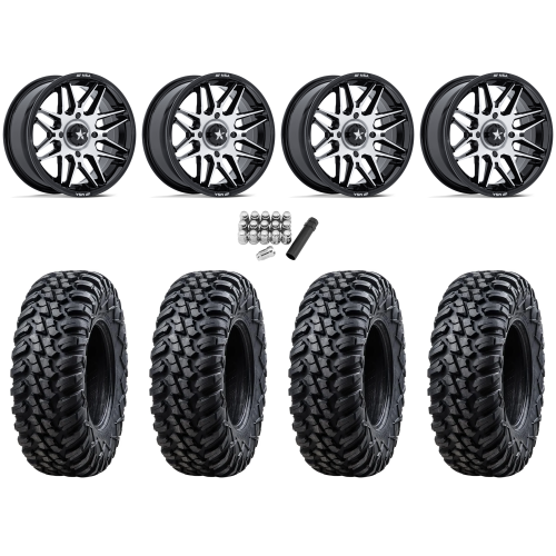 Tusk Terrabite 32x10-16 Radial Tires on MSA M52 Radar Machined Wheels