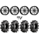 Wild Boar Razorback M/T 33x9.5-20 (6-Ply) Mud Tires on American Force K01 Summit Black Forged Wheels