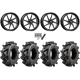 Wild Boar Razorback M/T 33x9.5-20 (6-Ply) Mud Tires on American Force K04 Camino Black Forged Wheels