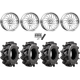 Wild Boar Razorback M/T 33x9.5-20 (6-Ply) Mud Tires on American Force K12 Shredder Polished Forged Wheels
