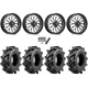 Wild Boar Razorback M/T 33x9.5-20 (6-Ply) Mud Tires on American Force K13 Invader Black Forged Wheels
