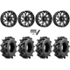Wild Boar Razorback M/T 33x9.5-20 (6-Ply) Mud Tires on Fuel Runner Gloss Black Milled Wheels