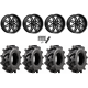 Wild Boar Razorback M/T 30x9.5-14 (6-Ply) Mud Tires on MSA M26 Vibe Gloss Black Milled Wheels