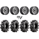 Wild Boar Razorback M/T 30x9.5-14 (6-Ply) Mud Tires on MSA M45 Portal Machined Wheels