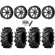 Tiron HS617 TT 33x9.5-16 Tires on Fuel Maverick Matte Black Milled Wheels