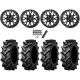 Tiron HS617 TT 33x9.5-16 Tires on ITP Hurricane Satin Black Wheels