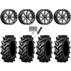 Tiron HS617 TT 31x8-16 Tires on MSA M21 Lok Gunmetal Beadlock Wheels