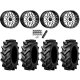Tiron HS617 TT 33x9.5-16 Tires on MSA M38 Brute Machined Wheels