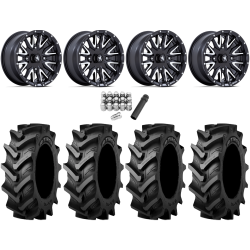 Tiron HS617 TT 31x8-16 Tires on MSA M49 Creed Matte Black & Machined Wheels