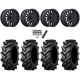 Tiron HS617 TT 31x8-16 Tires on MSA M49 Creed Matte Black Wheels