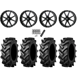 Tiron HS617 TT 37x9.5-20 Tires on Frontline 556 Gloss Black Wheels