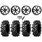 Tiron HS617 TT 37x9.5-20 Tires on Frontline 556 Gloss Black Wheels