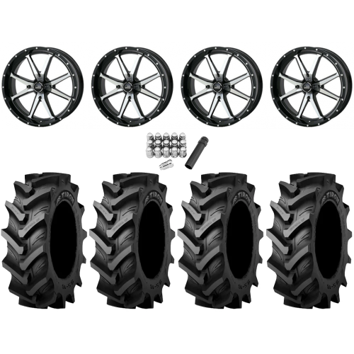 Tiron HS617 TT 37x9.5-20 Tires on Frontline 556 Machined Wheels