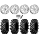 Tiron HS617 TT 37x9.5-20 Tires on Fuel Kompressor Polished Wheels