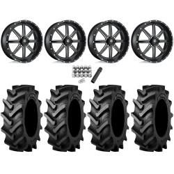 Tiron HS617 TT 37x9.5-20 Tires on Fuel Maverick Matte Black Milled Wheels
