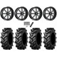 Tiron HS617 TT 37x9.5-20 Tires on Fuel Maverick Matte Black Milled Wheels