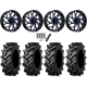 Tiron HS617 TT 40x11.2-20 Tires on Fuel Runner Candy Blue Wheels Tiron HS617 TT 40x11.2-20 Tires on Fuel Runner Candy Blue Wheels