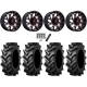 Tiron HS617 TT 46x12.4-24 Tires on Fuel Runner Candy Red Wheels Tiron HS617 TT 46x12.4-24 Tires on Fuel Runner Candy Red Wheels