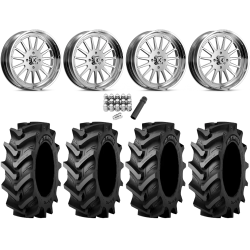 Tiron HS617 TT 44x11.2-24 Tires on KG1 Forged KU016 Rays Polished Wheels