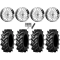 Tiron HS617 TT 47.6x13.6-24 Tires on KG1 Forged KU023 Bender Polished Wheels