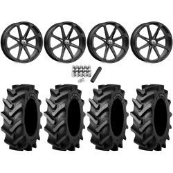 Tiron HS617 TT 40x11.2-20 Tires on MSA M12 Diesel Gloss Black Wheels