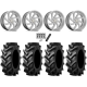 Tiron HS617 TT 40x11.2-20 Tires on MSA M36 Switch Brushed Titanium Wheels