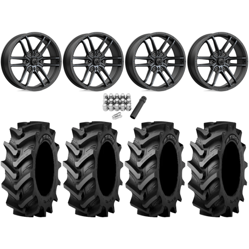 Tiron HS617 TT 40x11.2-20 Tires on MSA M43 Fang Titanium Tint Wheels