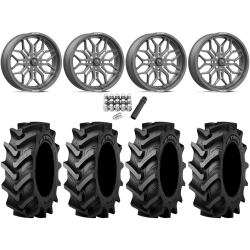 Tiron HS617 TT 40x11.2-20 Tires on MSA M47 Sniper Gunmetal Milled Wheels