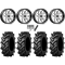 Tiron HS617 TT 37x9.5-20 Tires on MSA M47 Sniper Machined Wheels