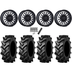 Tiron HS617 TT 44x11.2-24 Tires on MSA M50 Clubber Gloss Black Wheels