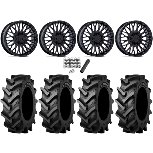 Tiron HS617 TT 44x11.2-24 Tires on MSA M50 Clubber Gloss Black Wheels Tiron HS617 TT 44x11.2-24 Tires on MSA M50 Clubber Gloss Black Wheels