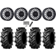 Tiron HS617 TT 44x11.2-24 Tires on MSA M50 Clubber Gloss Black Wheels Tiron HS617 TT 44x11.2-24 Tires on MSA M50 Clubber Gloss Black Wheels