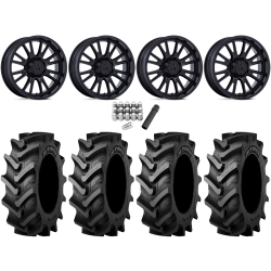Tiron HS617 TT 44x11.2-24 Tires on MSA M51 Thunderlips Matte Black Wheels