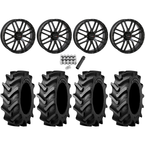 Tiron HS617 TT 44x11.2-24 Tires on System 3 Offroad ST-3 Matte Black Wheels